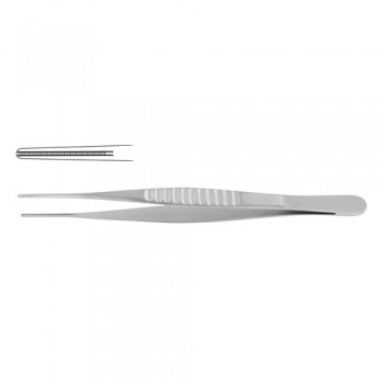 DeBakey Atrauma Forcep Stainless Steel, 20 cm - 8" Tip Size 3.5 mm